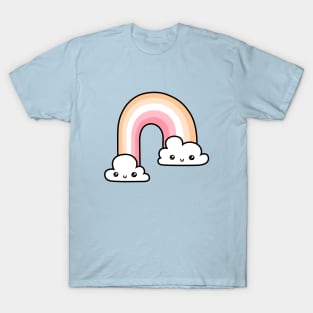 Happy Lesbian Rainbow T-Shirt